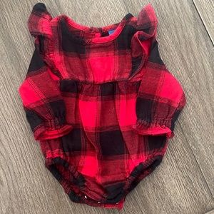 Red & Black one piece from Old Navy